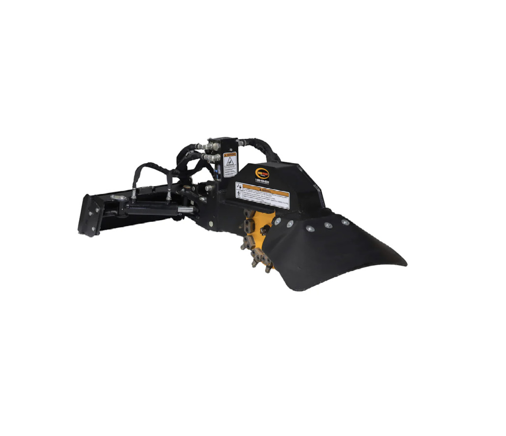 Hydraulic Stump Grinder for Stand on Skid Steer Eagle Rental